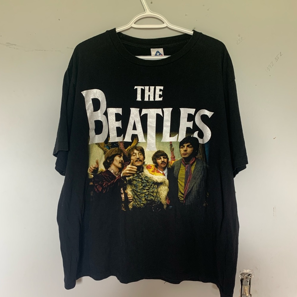 Vintage the Beatles foil shirt